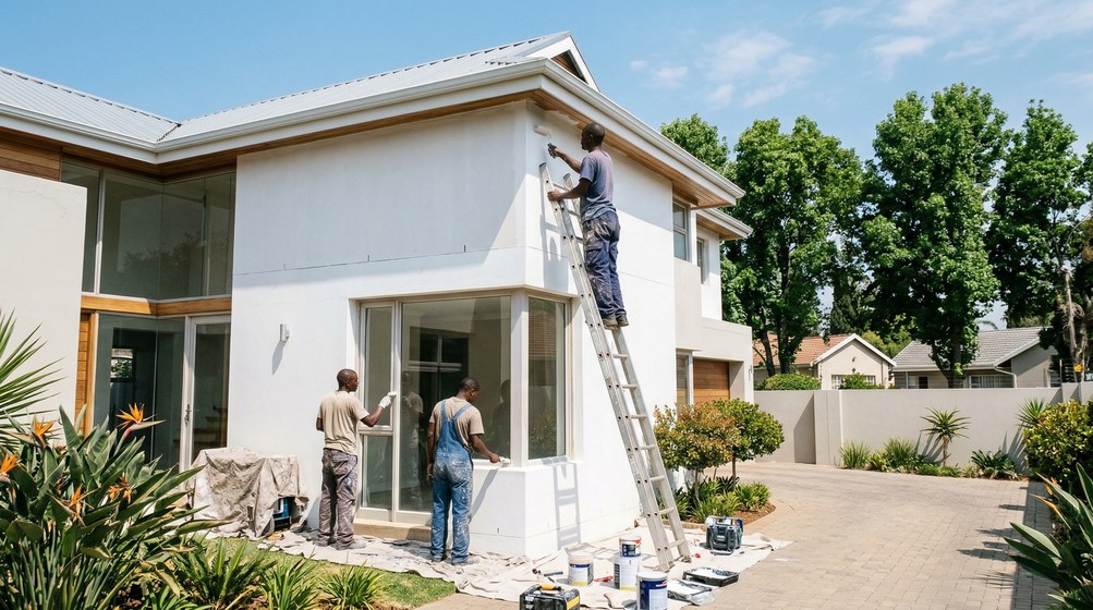 Painters in Voorbaai, Mossel Bay